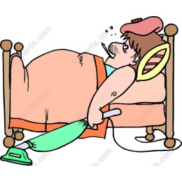 Sick Day Snooze - Humorous