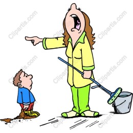 Mother Scolding Child
