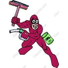 Superhero Cleaning Hero