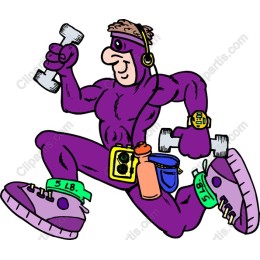 Energetic Fitness Character