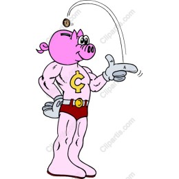 Superhero Piggy Bank