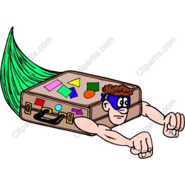 Superhero Suitcase