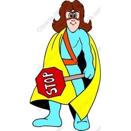 Superhero Safety with STOP Sign