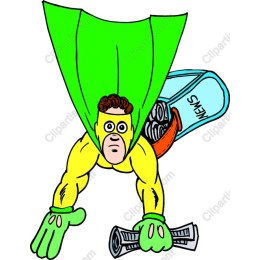 Superhero News Deliverer