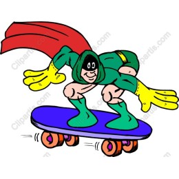 Superhero Skateboard