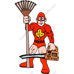Superhero Leaf Removal