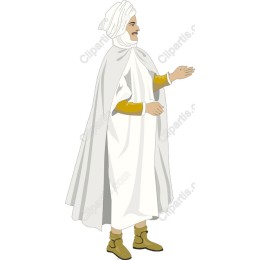 Traditional Cloaked Figure