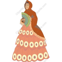 Traditional Woman in Cultural Attire