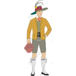 Alpine Gentleman's Traditional Attire