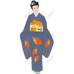 Elegant Geisha in Traditional Kimono