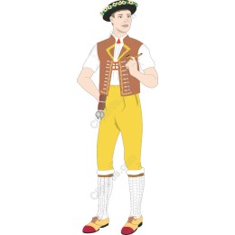 Traditional Male Folk Costume