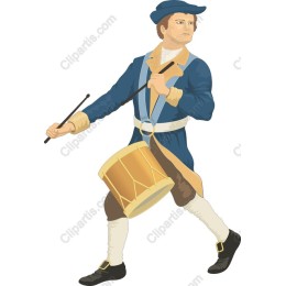 Classic 18th Century Drummer