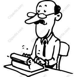 Charming Vintage Writer