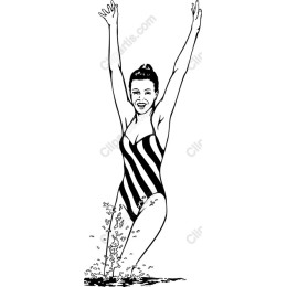 Joyful Swimmer