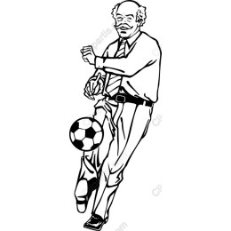 Gentleman Soccer Player