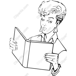 Vintage Woman Reading