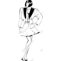 Elegant Fashion - Stylish Female in Blazer