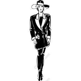 Chic Fashion Model