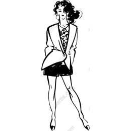 Chic Fashion of a Stylish Woman