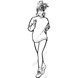 Jogging Woman
