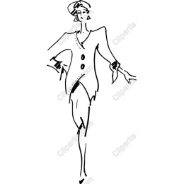 Chic Fashion Model