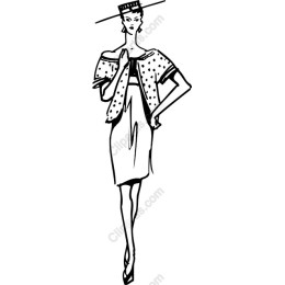 Chic Fashion Model