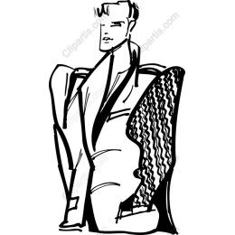 Elegant Male Fashion Drawing