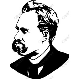 Philosopher Portrait - Black and White
