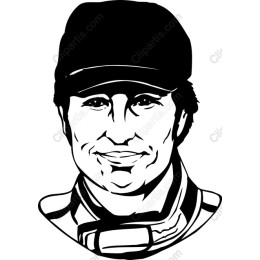 Cheerful Race Car Driver