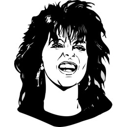 Dynamic Black-and-White Portrait