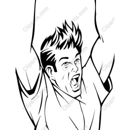 Excited Man - Celebratory