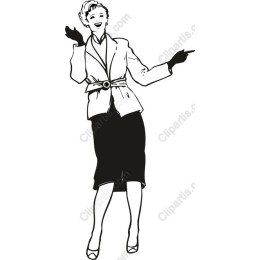 Vintage Confident Woman