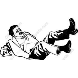 Hilarious Falling Man