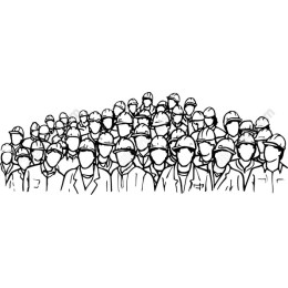 Crowd of Construction Workers