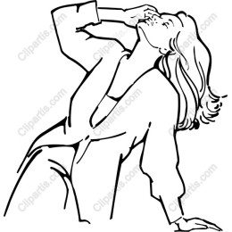 Elegant Line Art Woman