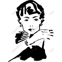 Elegant Vintage Woman