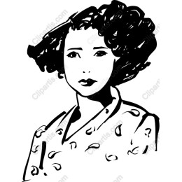Timeless Vintage Woman Portrait