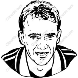 Dynamic Male Sports Figure
