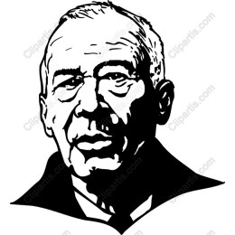 Expressive Black and White Portrait