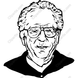 Elderly Gentleman Hand-Drawn Portrait
