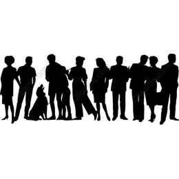 Diverse with Figures and Dog