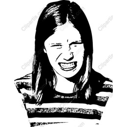 Emotionally Expressive Young Girl