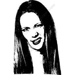 Bold Monochrome Woman