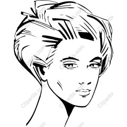 Elegant Modern Woman Portrait