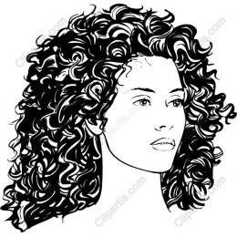 Classic Curly Hair Woman