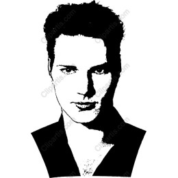 Elegant Black and White Portrait