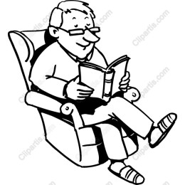 Elderly Man Reading