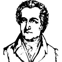 Elegant Historical Figure