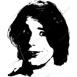 Silhouette of a Young Woman