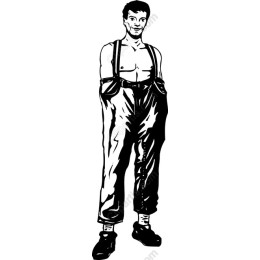 Fun Oversized Trousers Character
